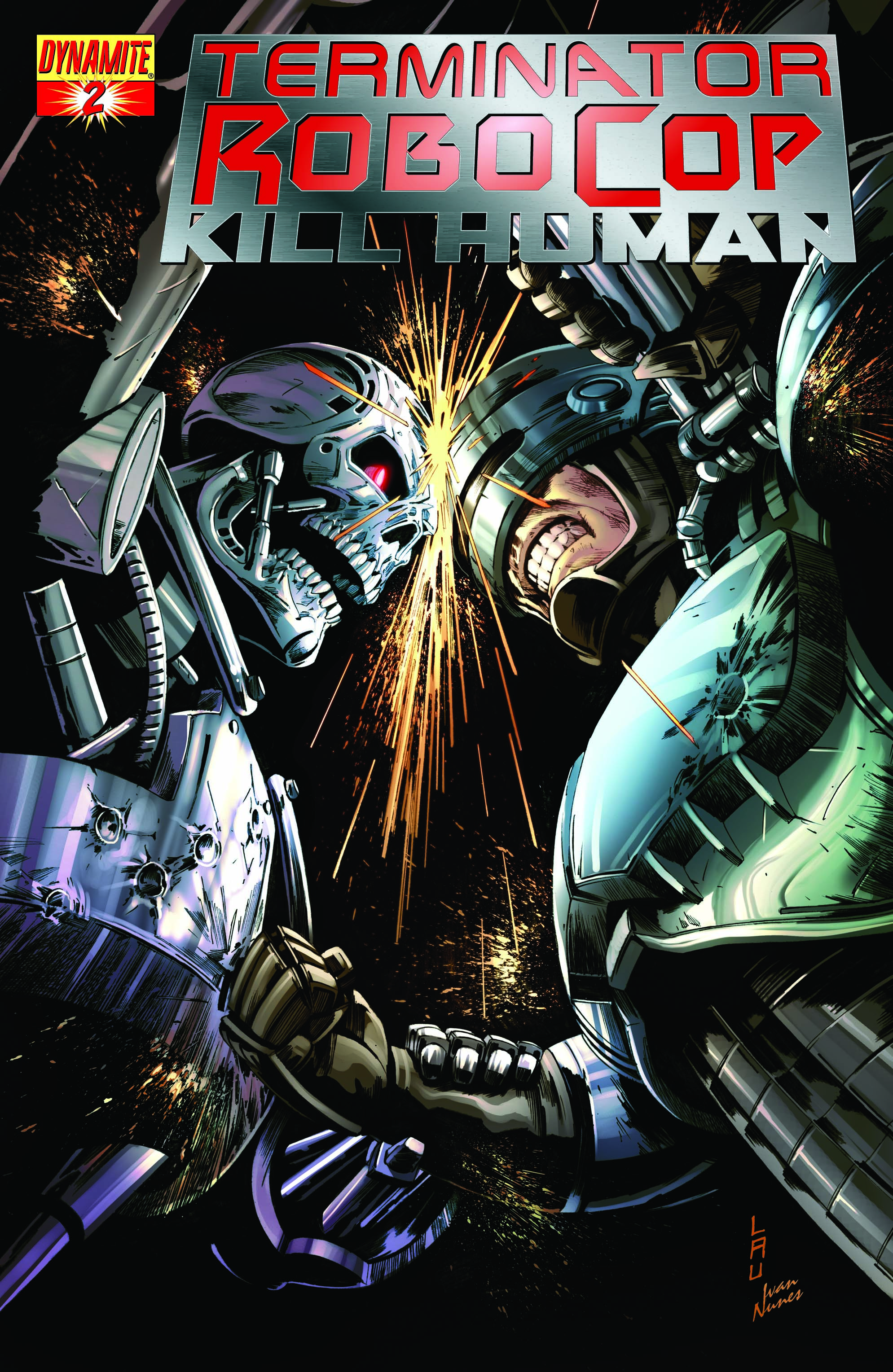 Dynamite® Terminator/Robocop Kill Human 2 (Of 4)