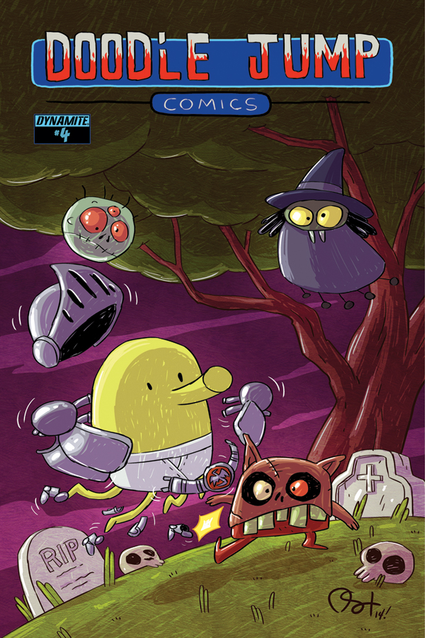 Dynamite® Doodle Jump #4 Video Game Homage Exclusive Variant Cover