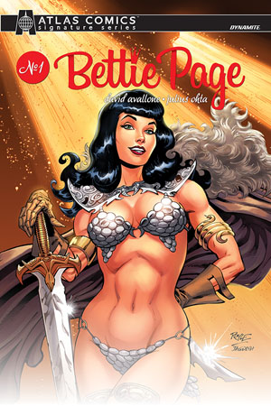 Variant 1:11 Incentive B & W Cover Dynamite Entert 2019 Bettie Page Unbound #5