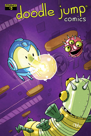 Dynamite® Doodle Jump #5 Video Game Homage Exclusive Variant Cover