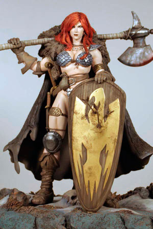 Dynamite® Frank Cho's Red Sonja Statue!