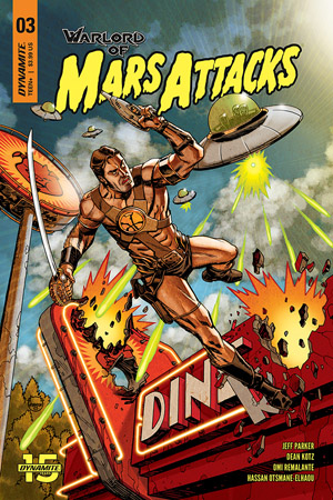 Vault 35 Warlord of Mars Attacks #3 Cover D NM 2019 Dynamite