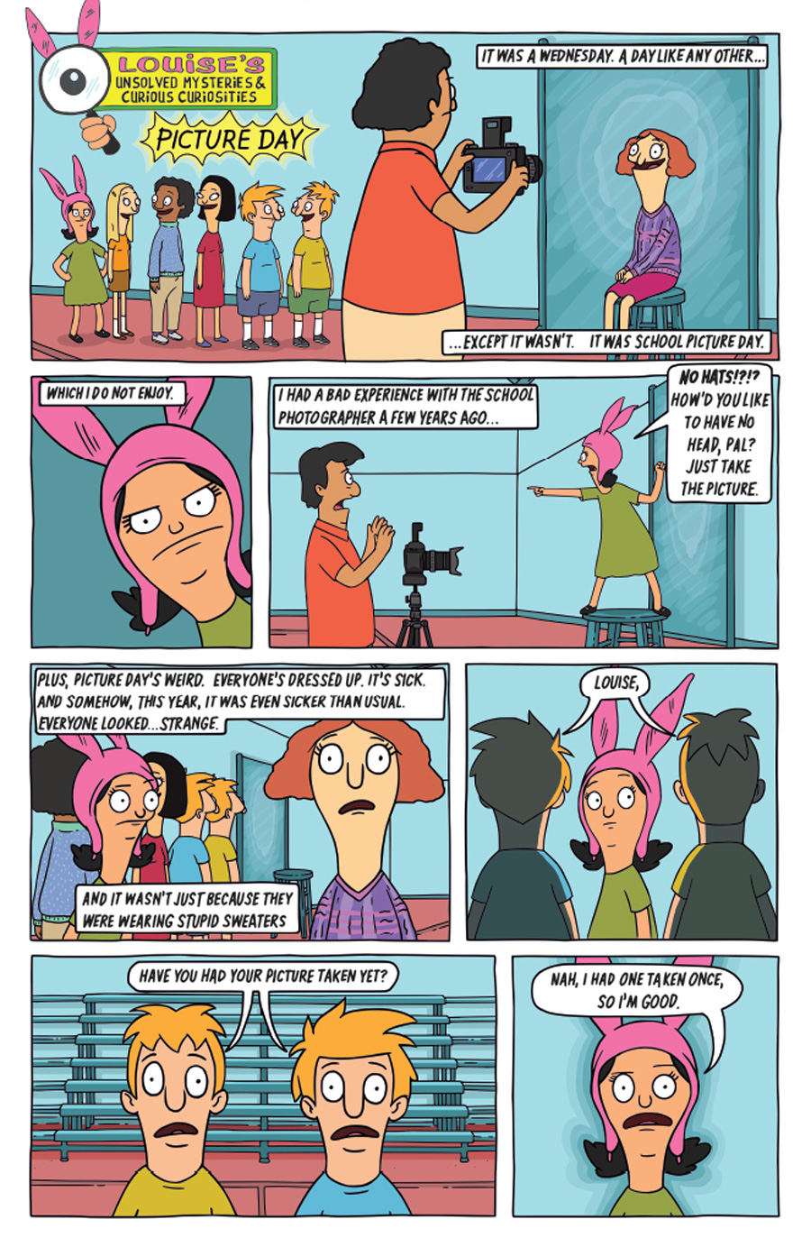 Bobs burgers comics