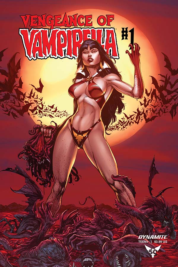 Joshua Middleton Cover Dynamite Entertainment 2019 Vengeance Of Vampirella #1 