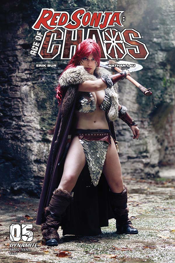 Red Sonja Age Of Chaos # 5 Cosplay Cover E NM Dynamite 