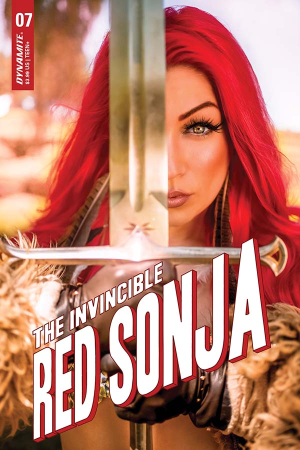 OCT210548 INVINCIBLE RED SONJA #7 VARIANT PREORDER 27.01.22 DYNAMITE 